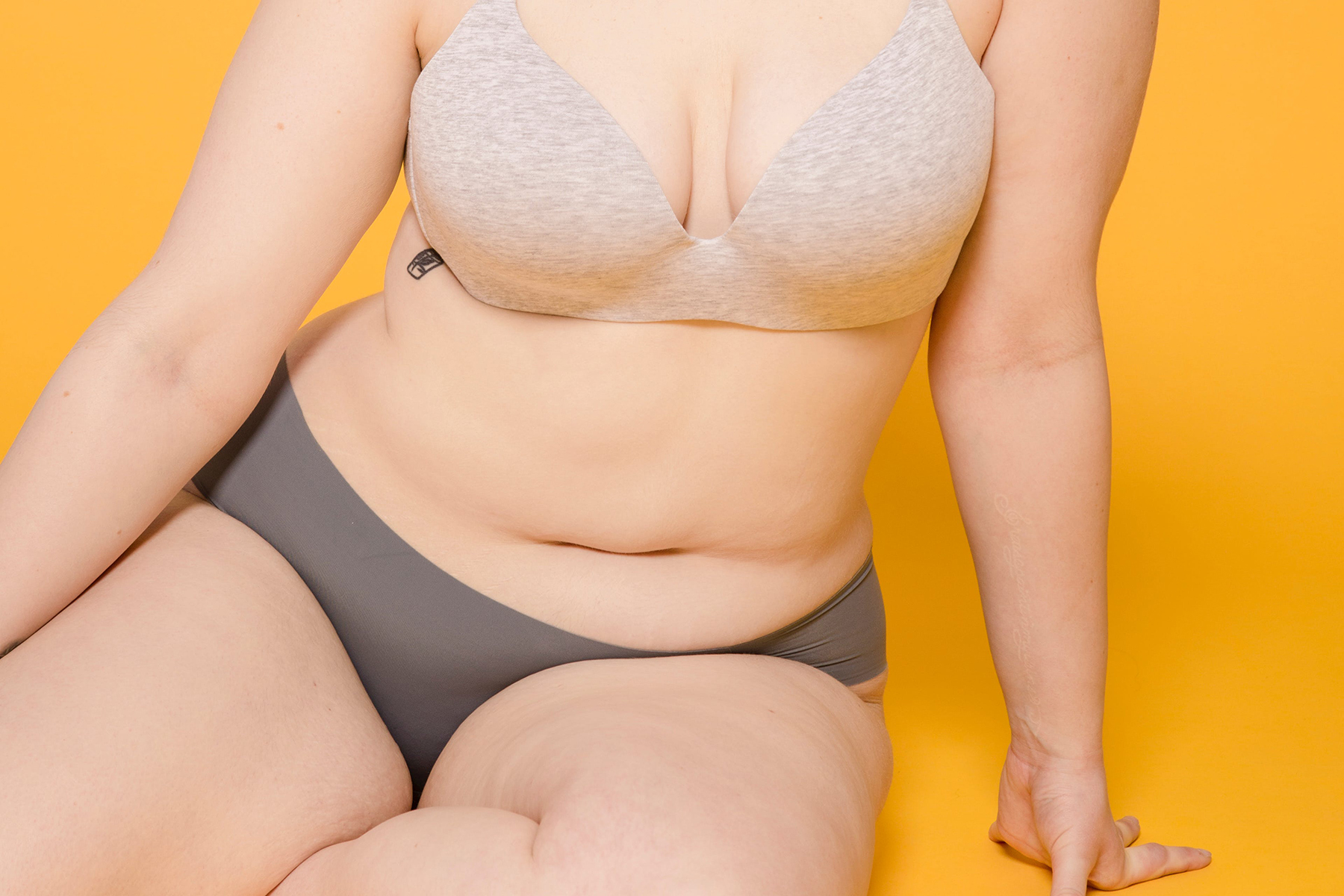 Image of a woman in underwear